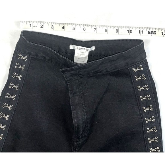K Jordan Jeans Size 8 Embellished Sides - Picture 3 of 8